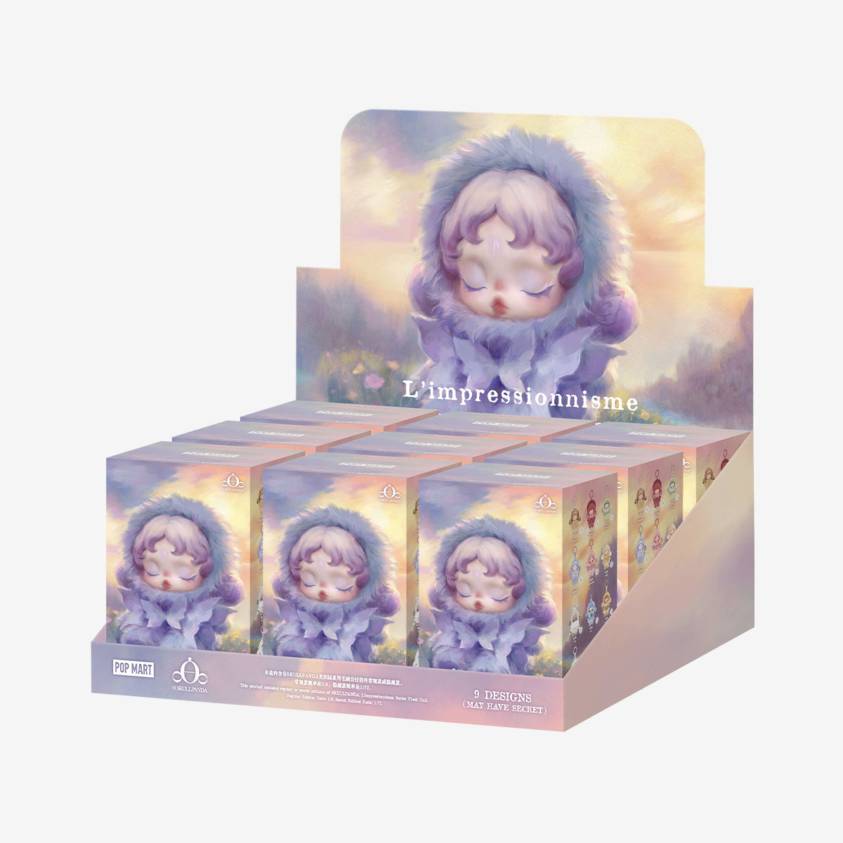θSKULLPANDA L'impressionnisme Series Blind Box Plush Doll