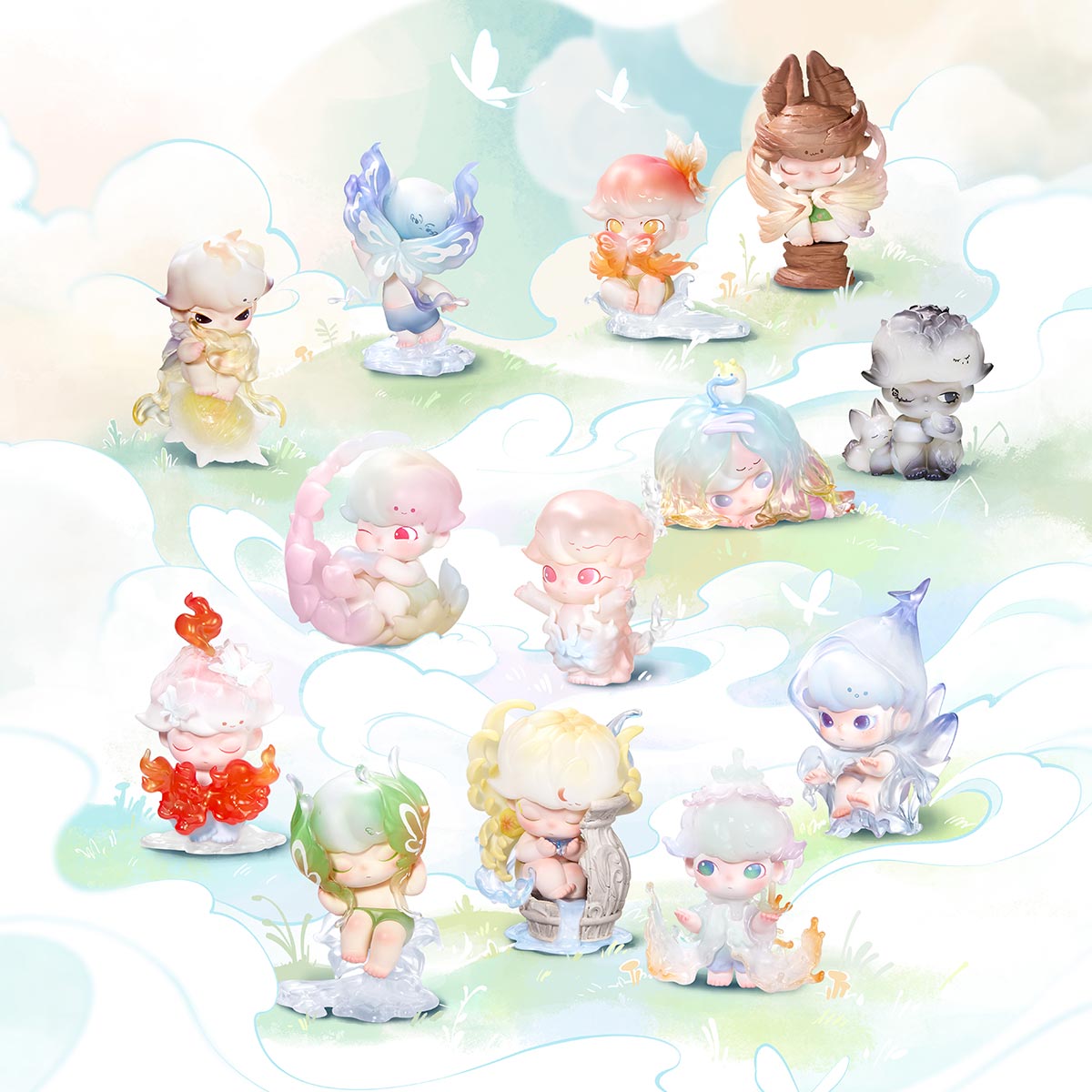 DIMOO Shapes in Nature Series Blind Box Figures