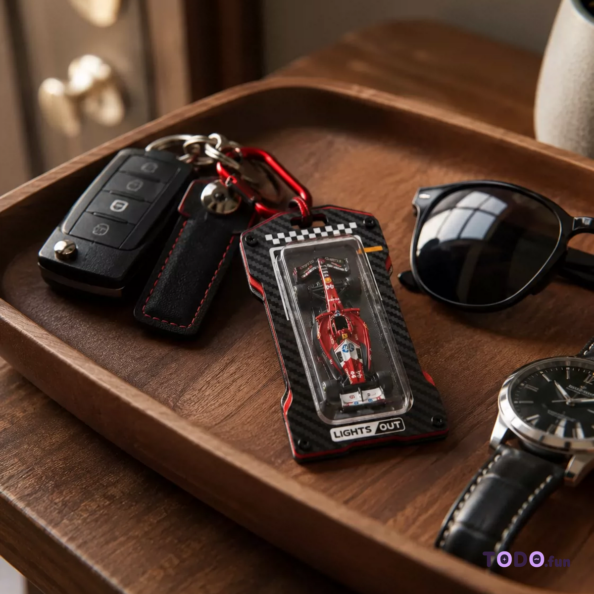 1:64 Race Car Display Charm & Stand
