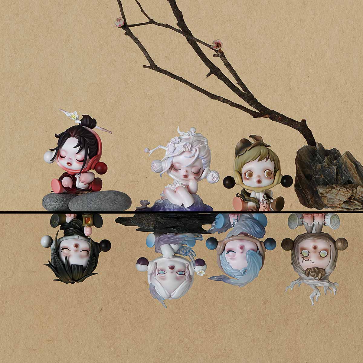 SKULLPANDA The Ink Plum Blossom Blind Box