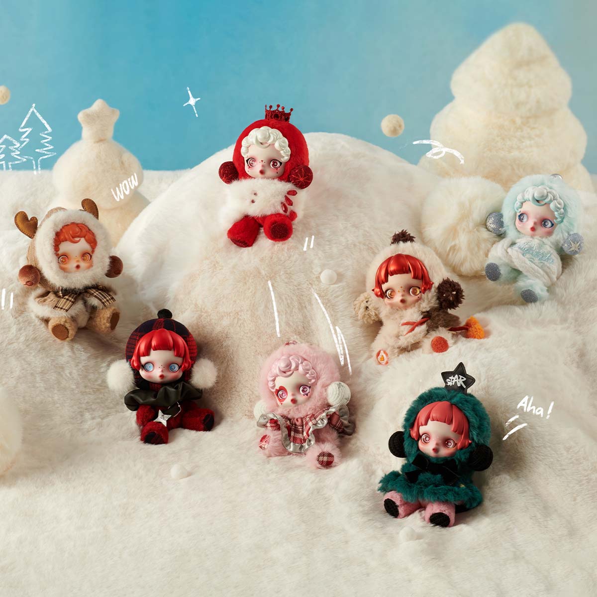 SKULLPANDA Winter Symphony Series Blind Box Plush