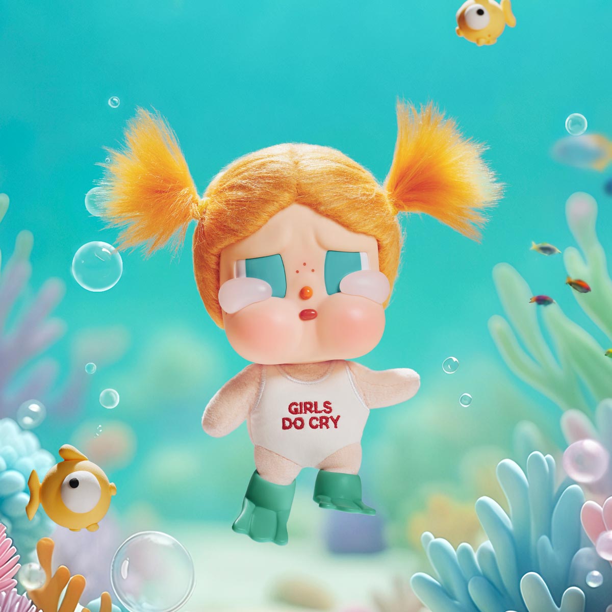 CRYBABY Vacation Mode On Series-Vinyl Plush Pendant Blind Box - Figure 175612