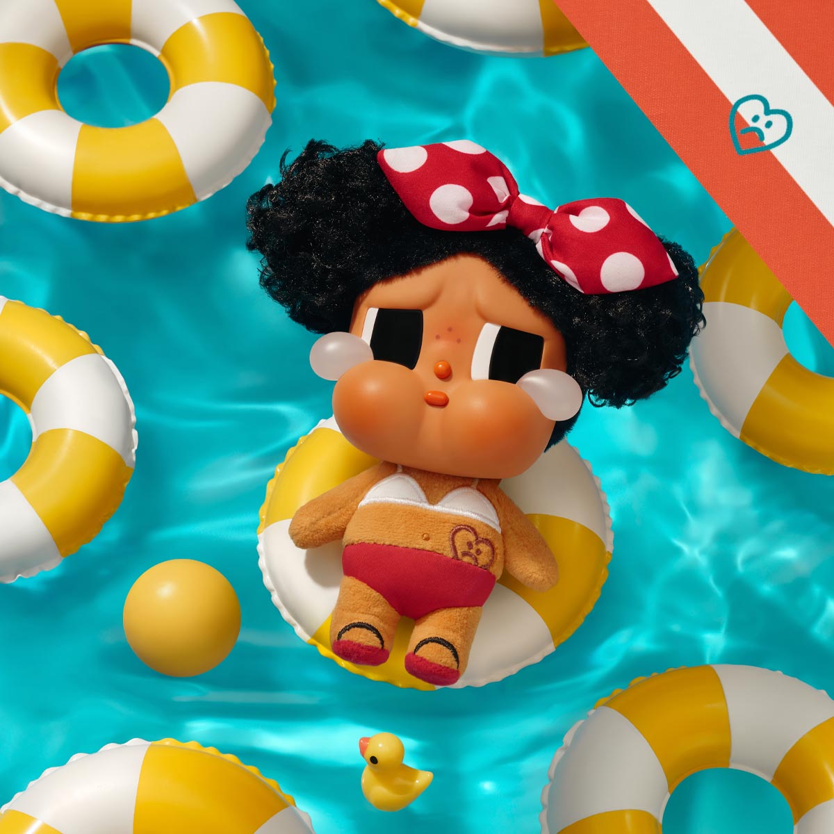 CRYBABY Vacation Mode On Series-Vinyl Plush Pendant Blind Box - Figure 175612