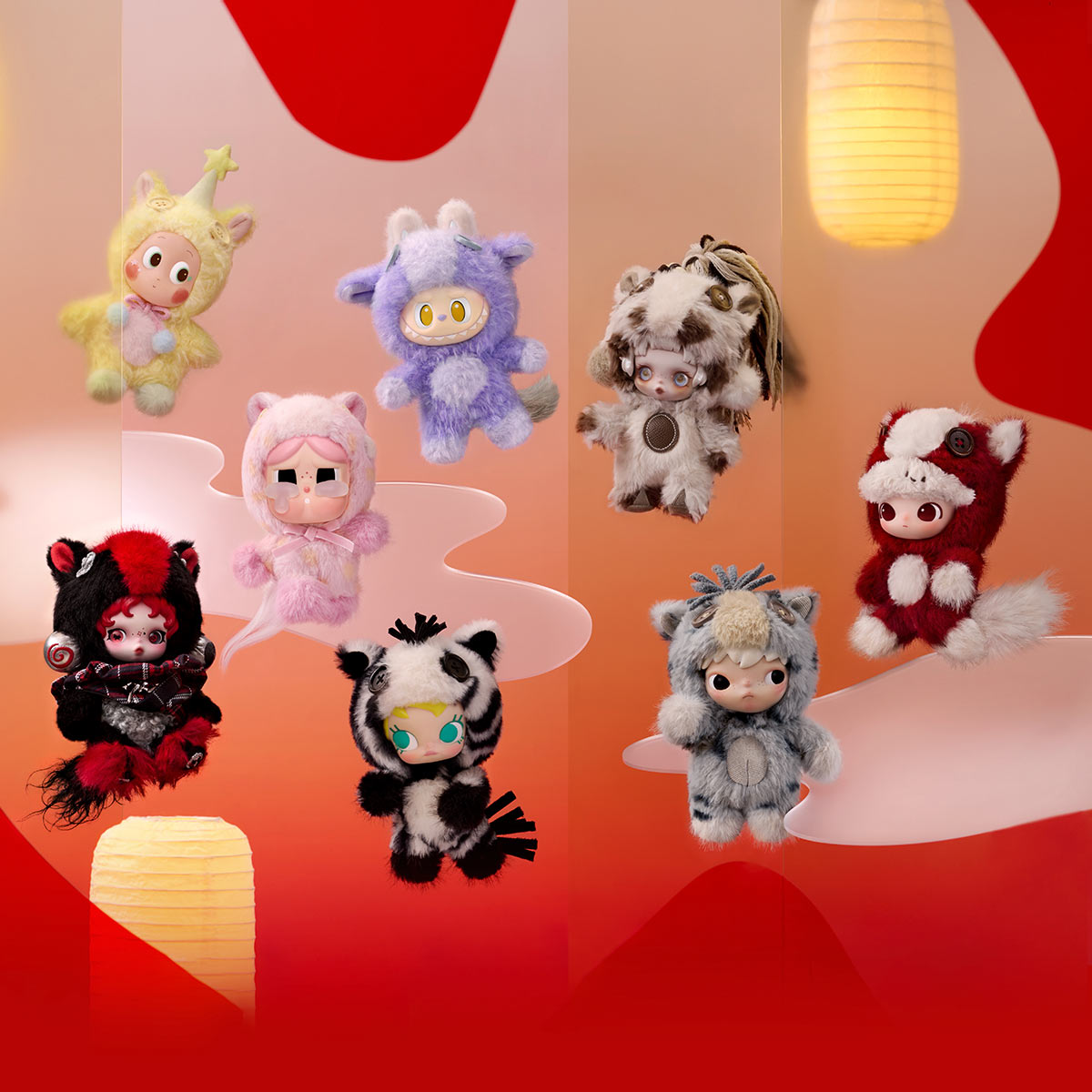 Have a Good Run Series - Plush Pendant Blind Box - Scene