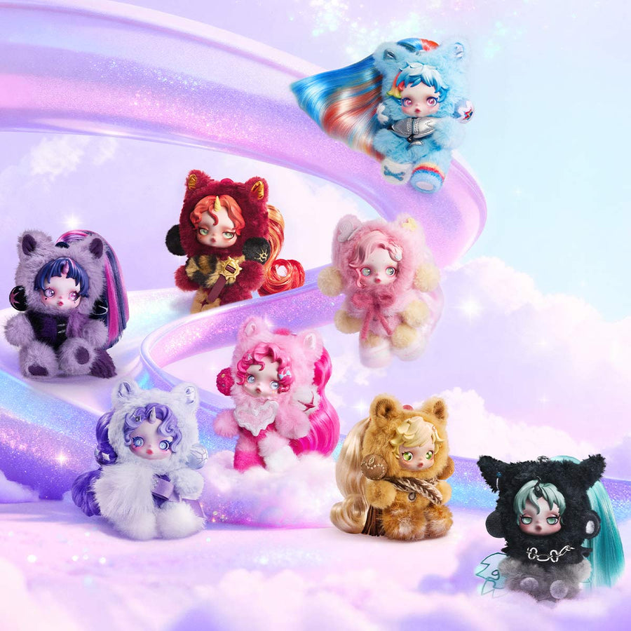 SKULLPANDA × My Little Pony Series Plush Doll Pendant - Scene blind box collectible