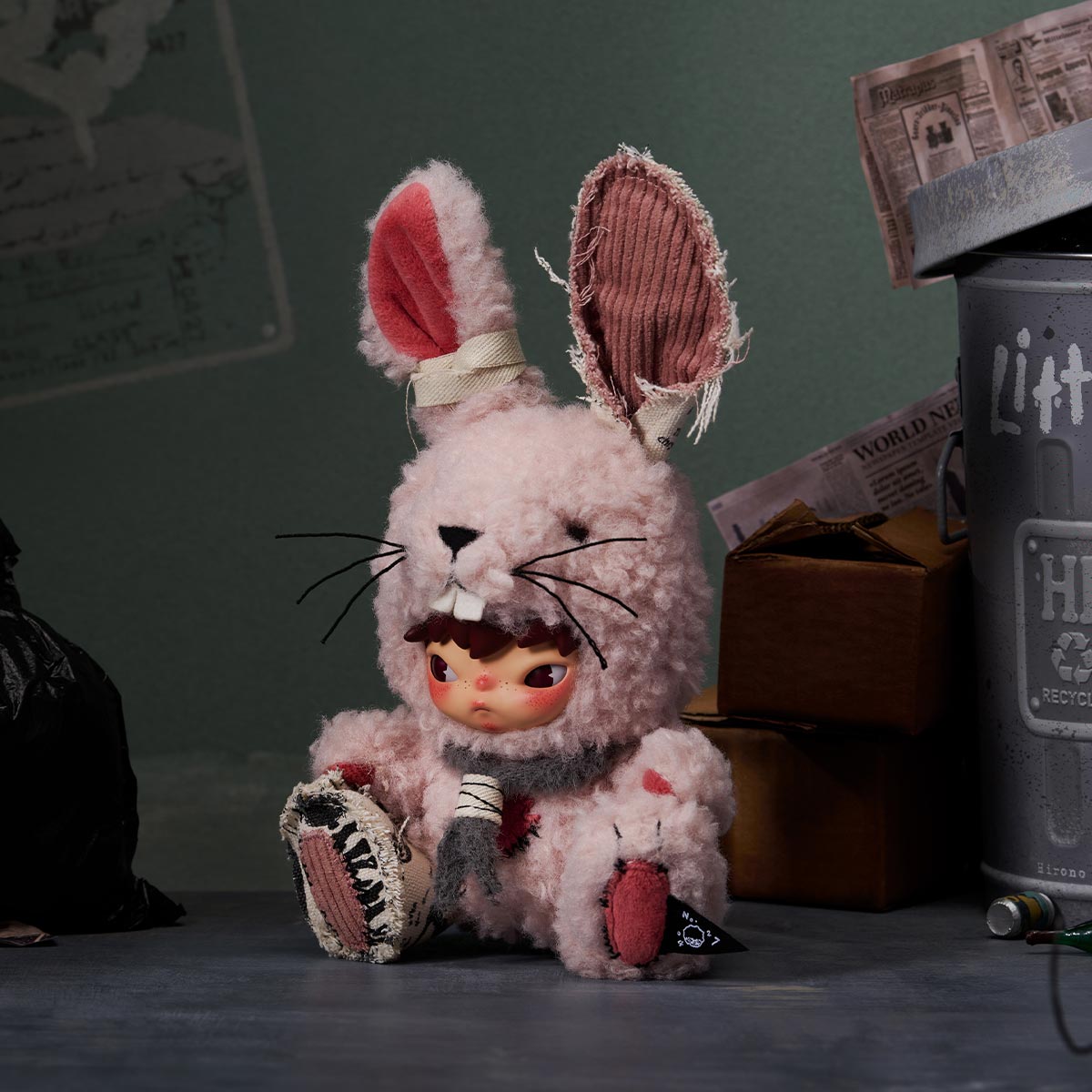 Hirono Little Hare Plush Doll Pendant - Figure 173407