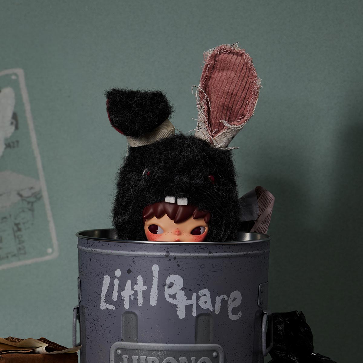 Hirono Little Hare Plush Doll Pendant - Figure 173407