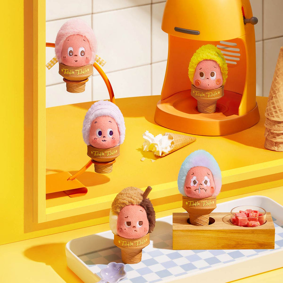 MOON GELATO Series-Ice Cream Plush Pendant Blind Box (Overseas Ver.) - Scene blind box collectible