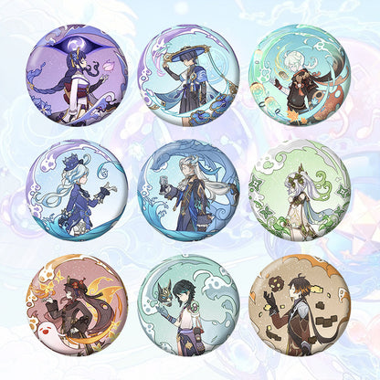 Genshin Impact Artisan Button Pins