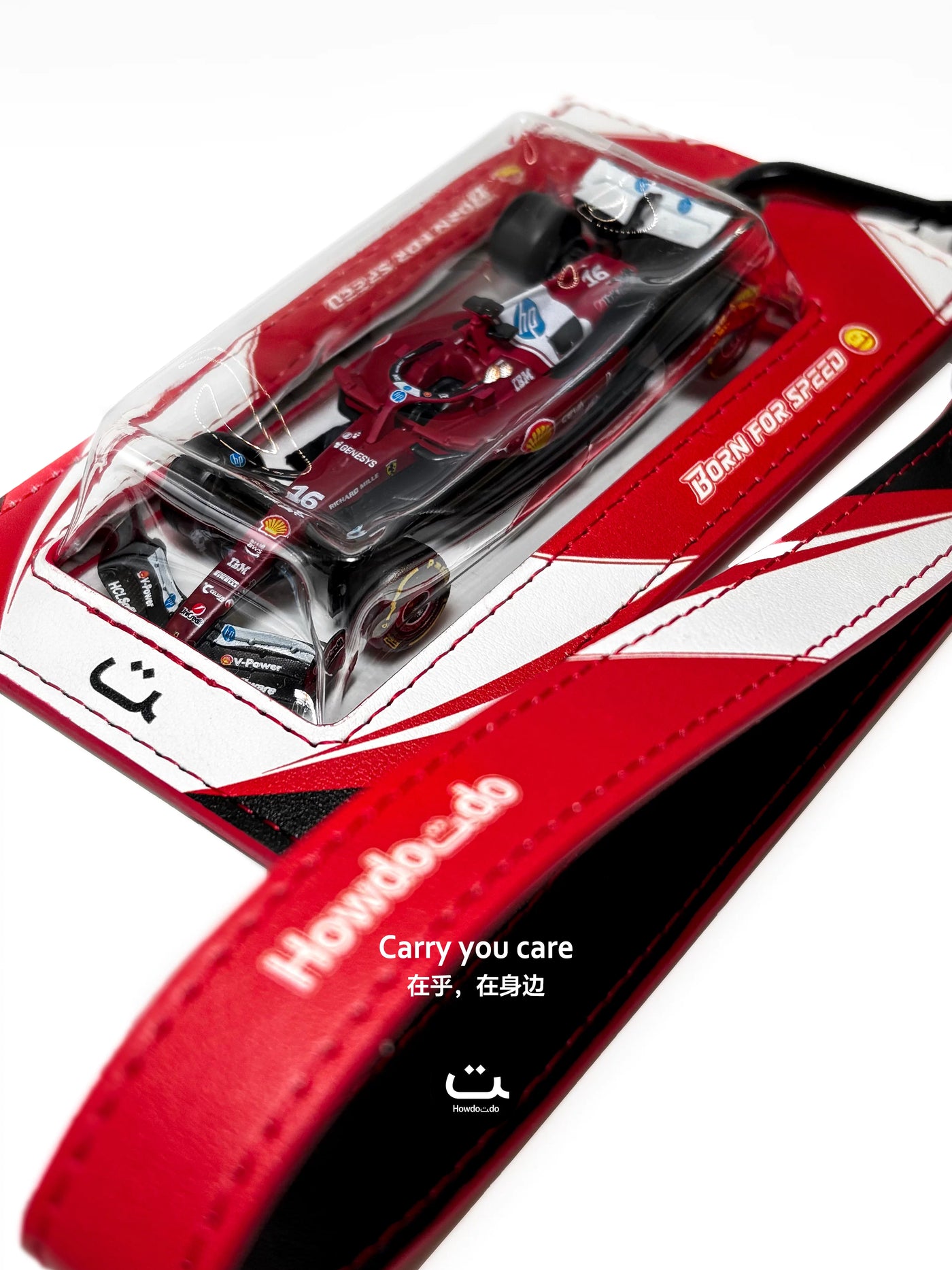 Red Italian Colorway Display Case for 1:64 Diecast
